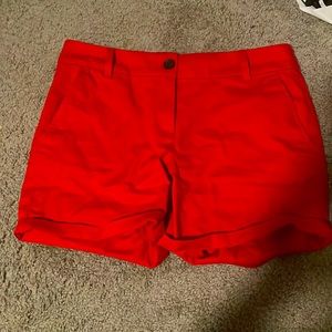 Loft Red 6” Shorts